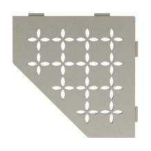 Schluter SHELF-E-S2 Trendline Textured Aluminium Floral Design Tile In Shelf TSSG - Textured Stone Grey